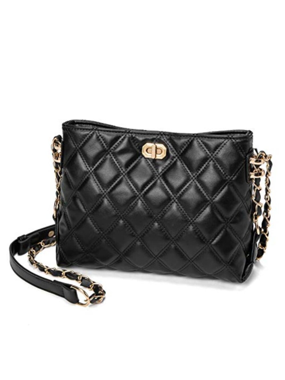 Small PU Leather Crossbody Bag Lightweight Adjustable Shoulder Purse